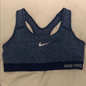 Nike Pro padded sports bra sz small